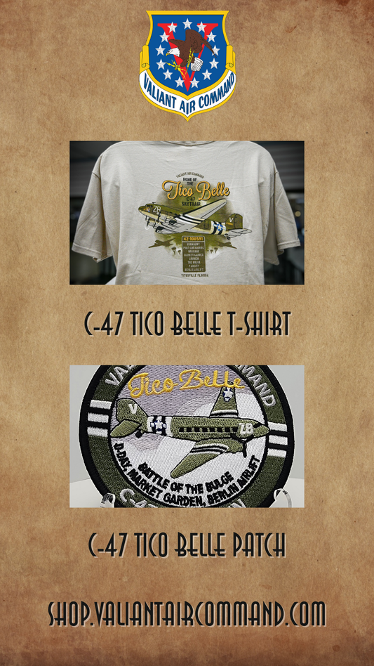 VAC - C-47 Tico Belle - T-shirt / VAC - C-47 - Tico Belle - Patch