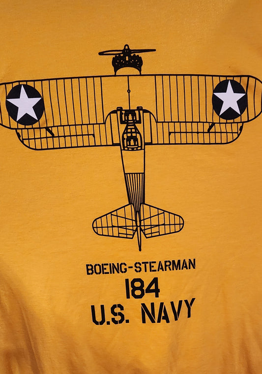 back Logo of  Stearman 184 shirt